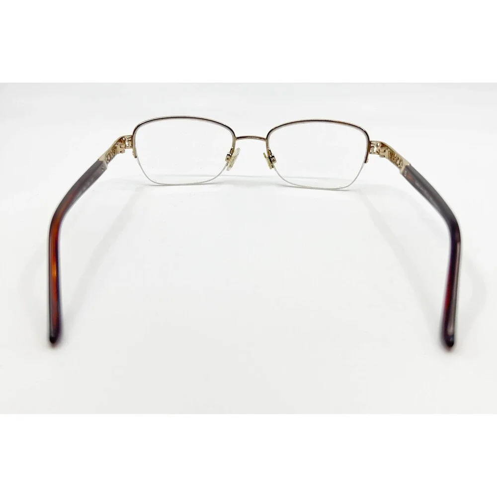 Sophia Loren Beau Rivage 63 Eyeglasses Womens Burgundy Gold Filigree 50-18-135